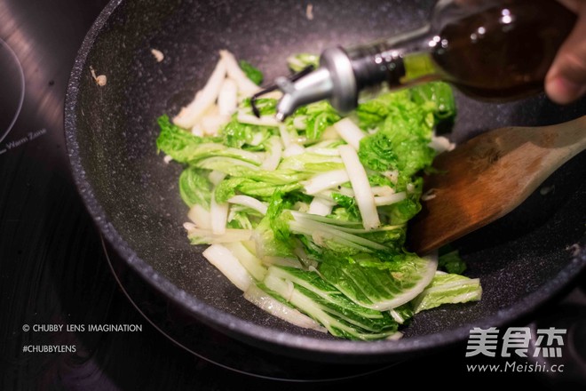 虾皮炒大白菜的做法步骤:14