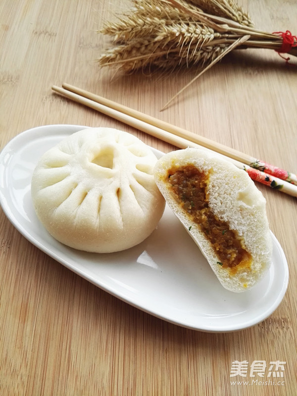 南瓜粉条包子的做法步骤:14