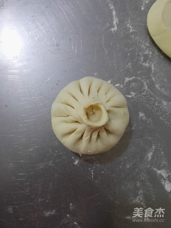茴香肉包的做法步骤:8