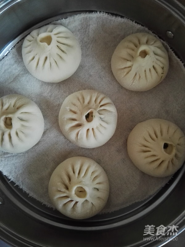 茴香肉包的做法步骤:9