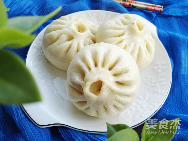 茴香肉包的做法步骤:10