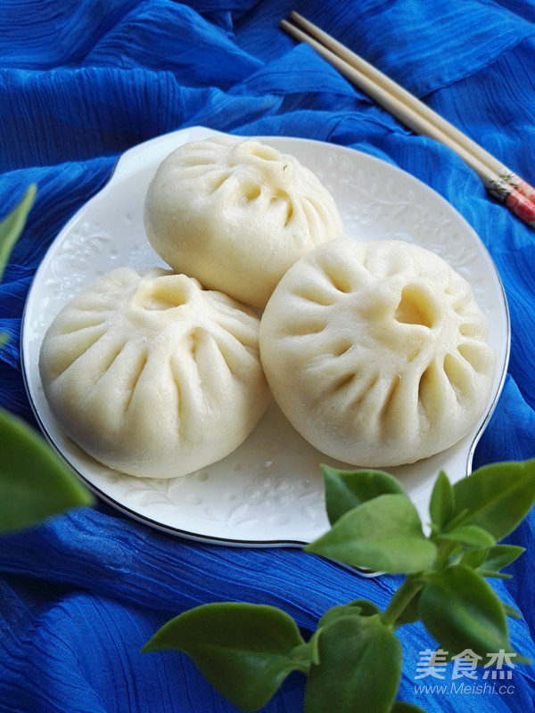 茴香肉包的做法步骤:11