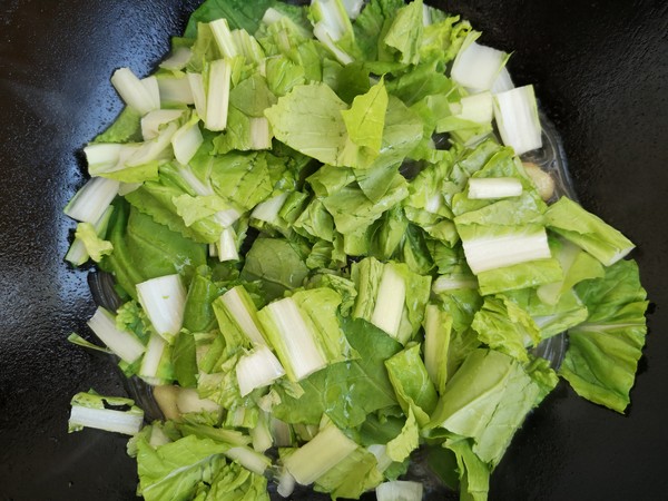 小白菜炖粉条的做法步骤:6