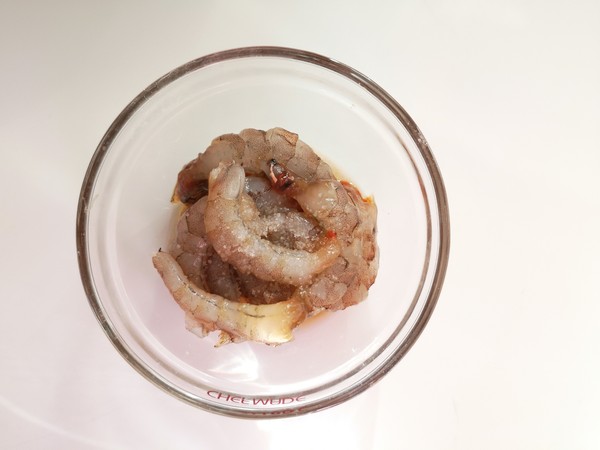 虾仁白菜炖粉条的做法步骤:9