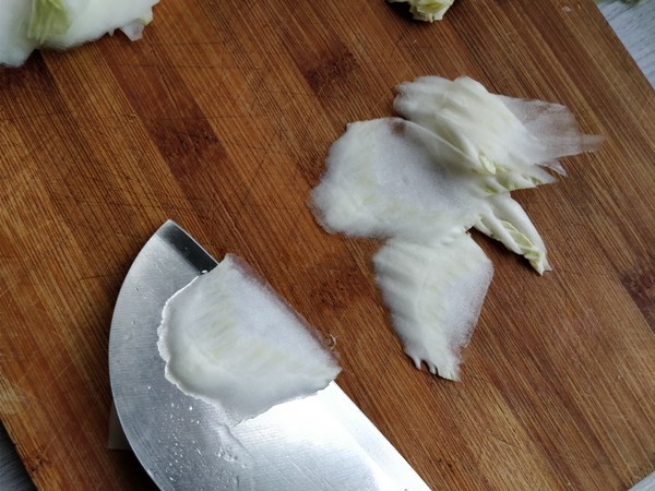 白菜炖冻豆腐的做法步骤:3