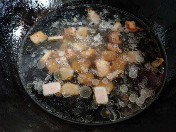 白菜炖冻豆腐的做法步骤:7