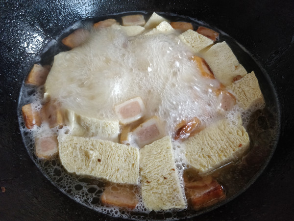 白菜炖冻豆腐的做法步骤:8