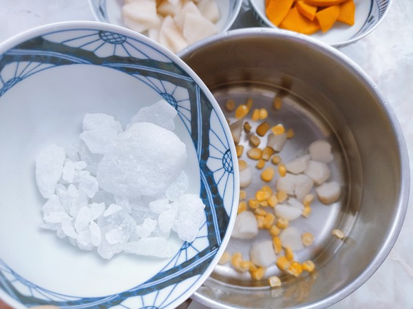 南瓜玉米马蹄梨子饮的做法步骤：3