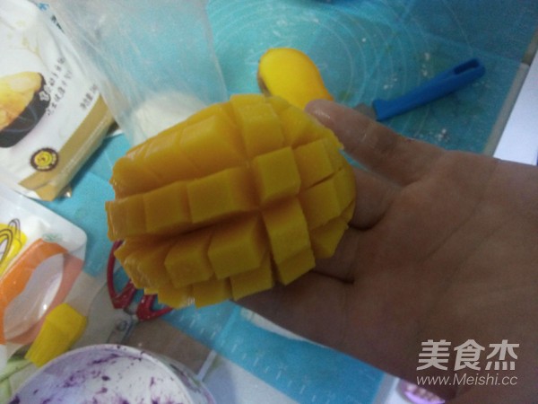 紫薯糯米糍的做法步骤:4