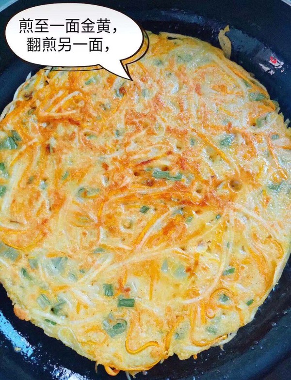 土豆胡萝卜饼的做法步骤：5