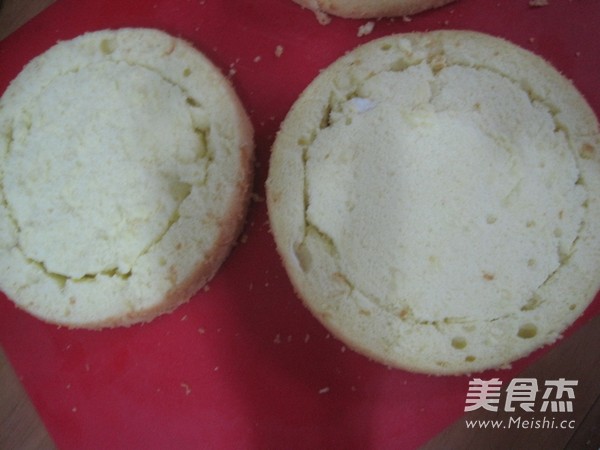 6寸芒果慕斯蛋糕的做法步骤:7