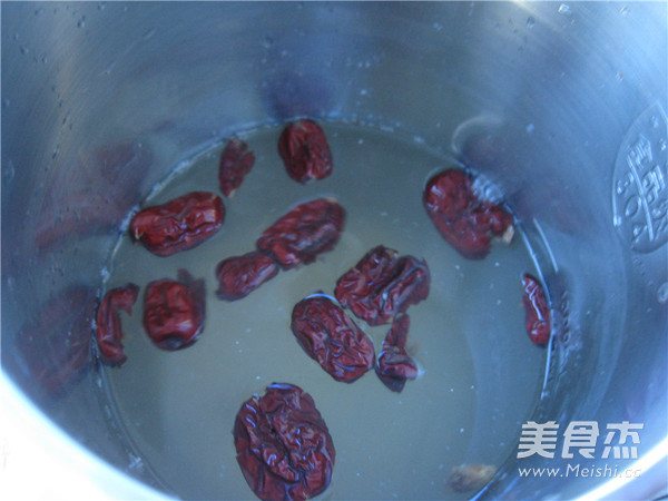 大枣玉米渣糊的做法步骤:5