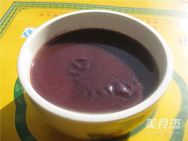 黑米米糊的做法步骤:7