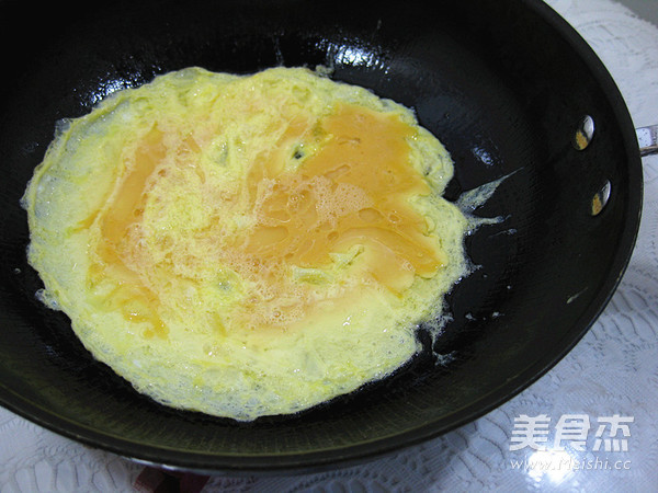 小葱炒鸡蛋的做法步骤:4