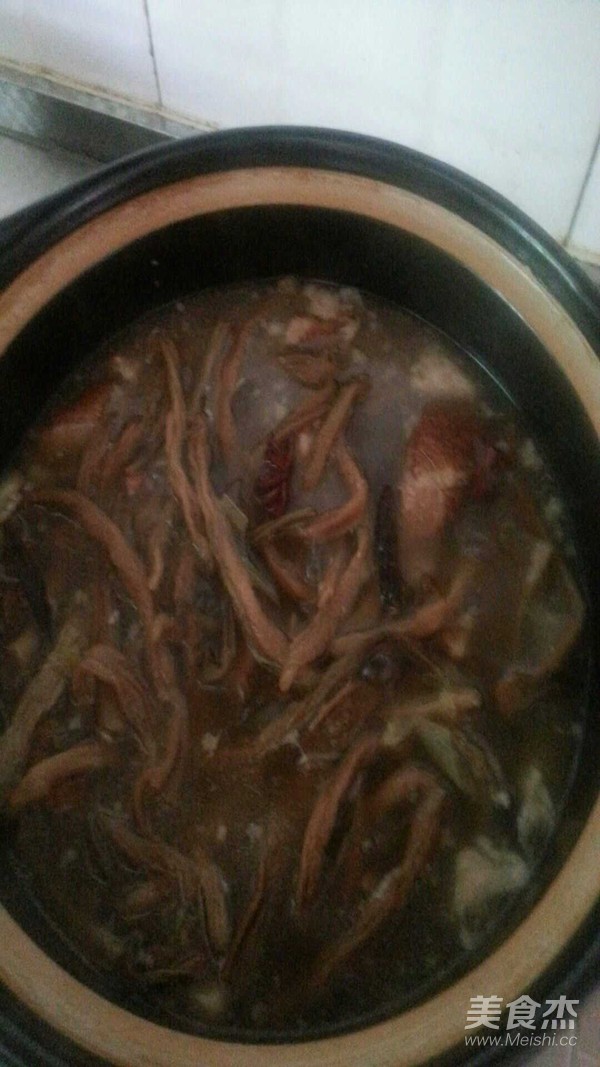 红烧肉炖干豆角的做法步骤：6