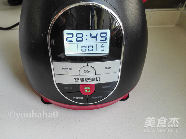 糙米花生豆浆的做法步骤：3