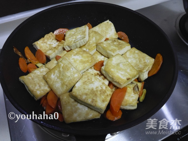 酱烧豆腐的做法步骤:7