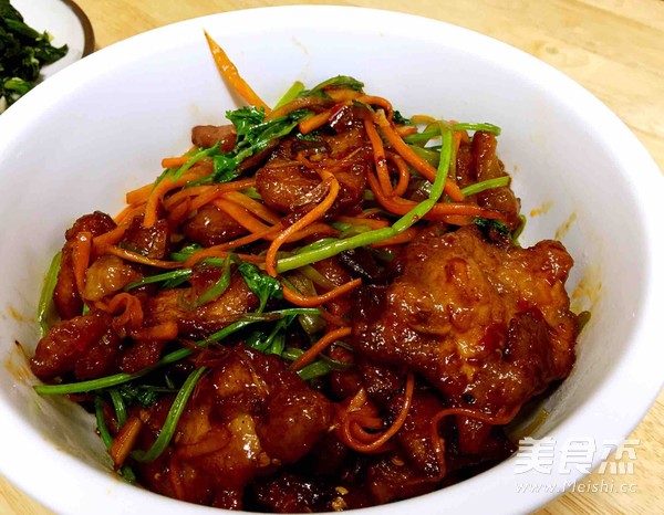东北特色菜-咸口锅包肉的做法步骤:8