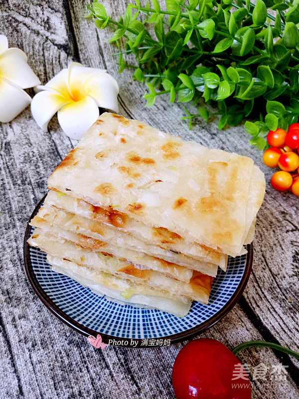 馄饨皮版葱油饼的做法步骤：13