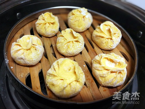 南瓜酱肉包的做法步骤:5