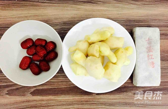红糖姜枣膏的做法步骤：1