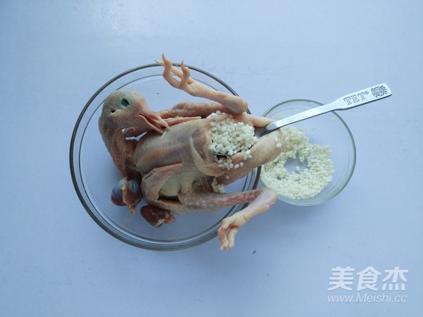 内有乾坤(猪肚乳鸽汤)的做法步骤:5