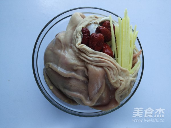 内有乾坤(猪肚乳鸽汤)的做法步骤:8