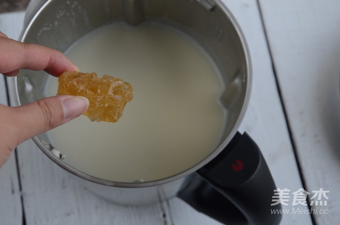 花香馥郁的茉莉花豆浆的做法步骤：9