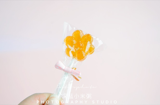 菠萝味棒棒糖的做法步骤:8