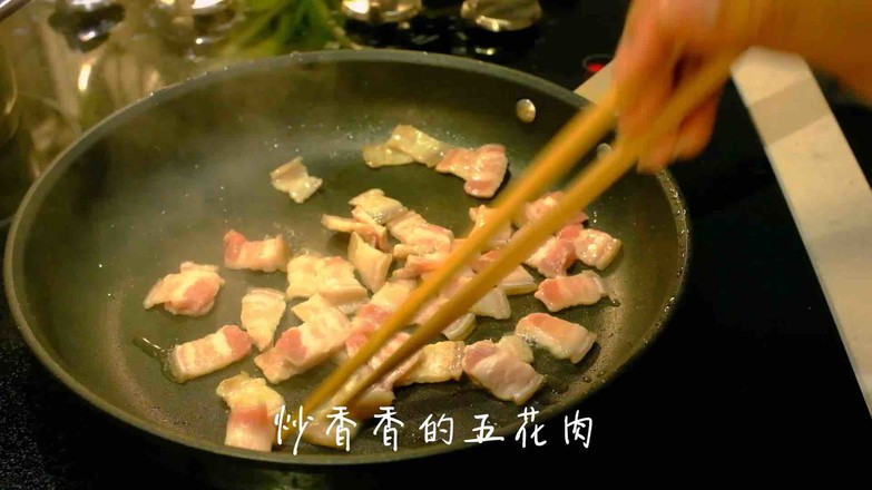 辣白菜五花肉芝士拉面的做法步骤:4