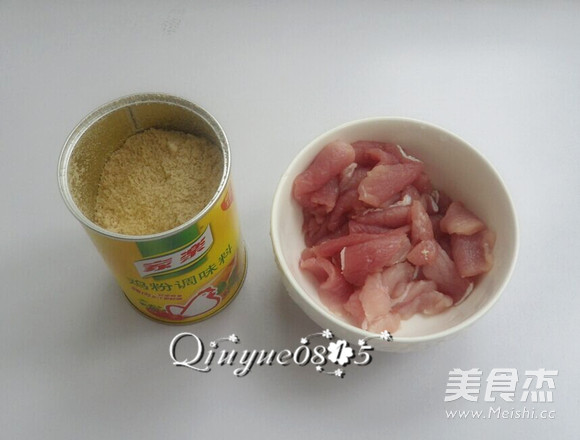 肉炒茭白的做法步骤:2