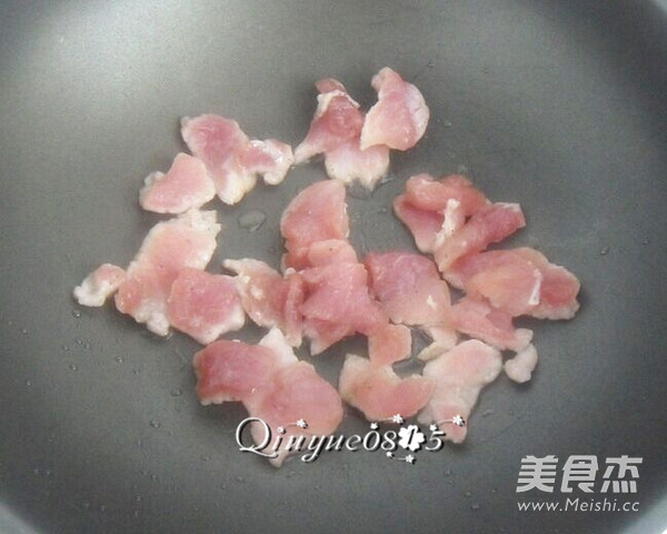 肉炒茭白的做法步骤:4