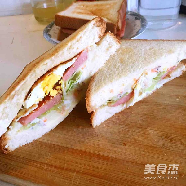 土豆泥沙拉三明治的做法步骤：5