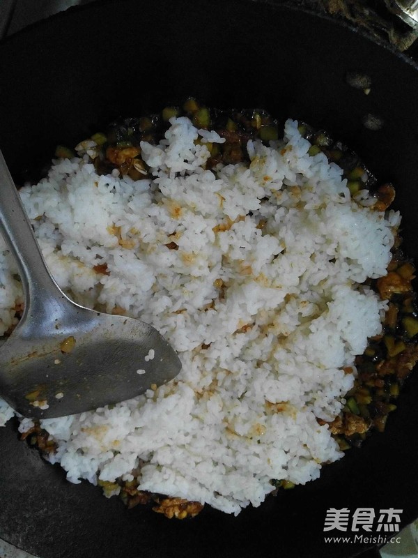 风琴炒饭的做法步骤:4