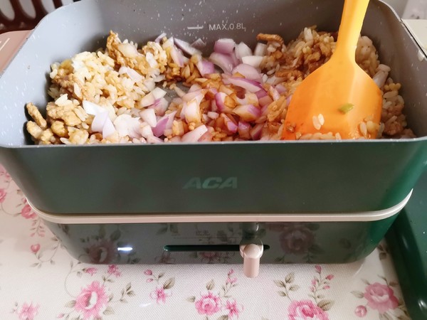 酱油炒饭的做法步骤:5