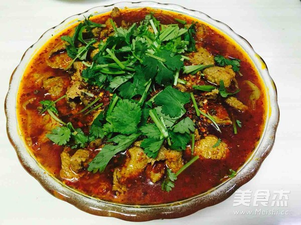 水煮牛肉的做法步骤：22