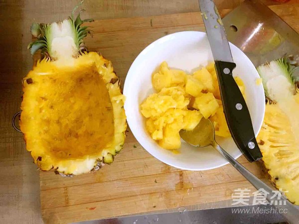 菠萝饭的做法步骤：3