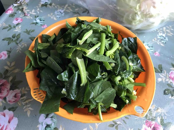 菠菜鸡蛋汤的做法步骤:4