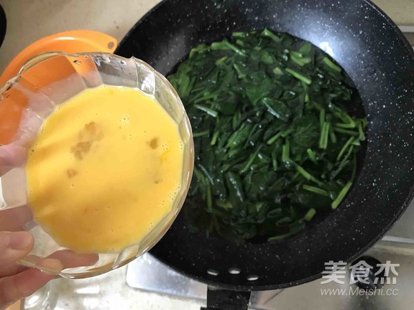 菠菜鸡蛋汤的做法步骤:12