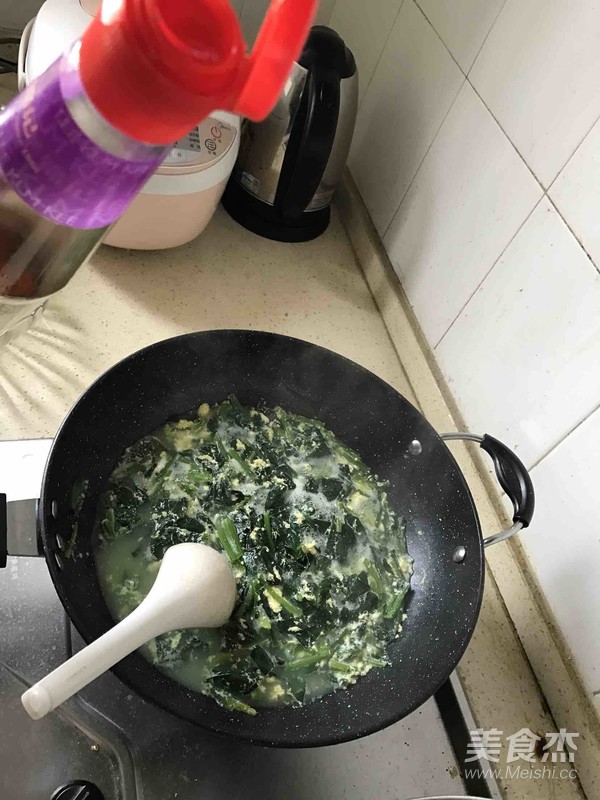 菠菜鸡蛋汤的做法步骤:16