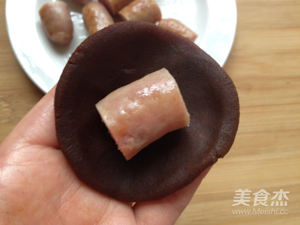 香肠酥的做法步骤:8