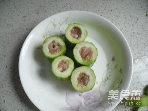 丝瓜酿肉的做法步骤：4