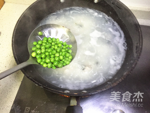 豌豆瘦肉粥的做法步骤:9
