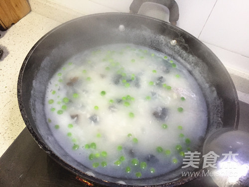 豌豆瘦肉粥的做法步骤:10