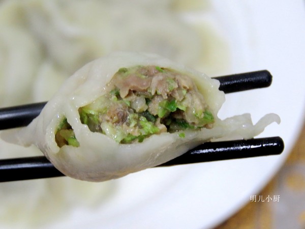 猪肉白菜饺子的做法步骤:6