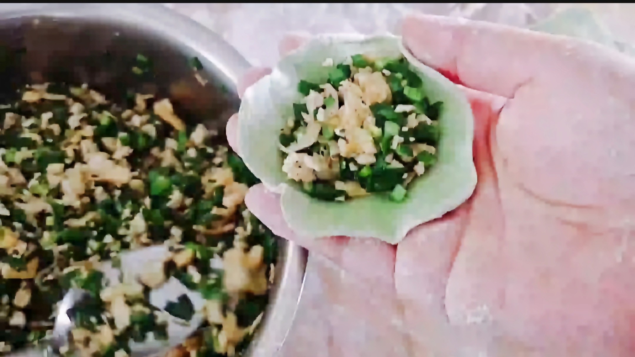 经典的素馅饺子…韭菜豆腐饺子的做法步骤:10