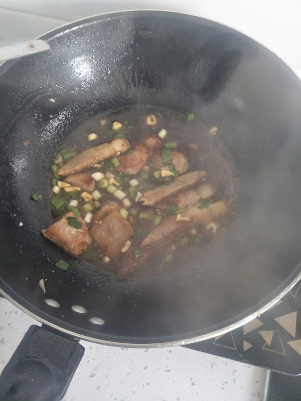 尖椒干豆腐的做法步骤：3