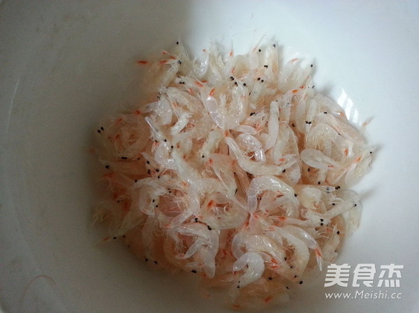 虾拌菜的做法步骤:2