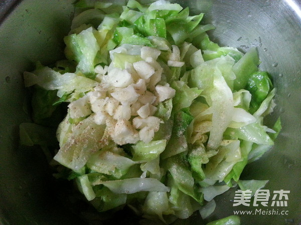 虾拌菜的做法步骤:4