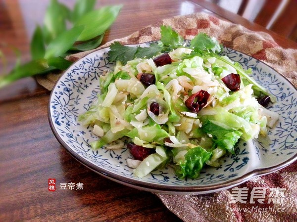 虾拌菜的做法步骤:7